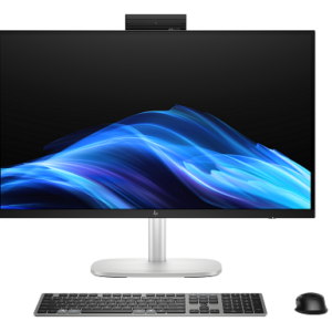 HP EliteStudio 8 G1i AI Wolf Pro Security Edition Intel Core Ultra 7 265 68,6 cm (27") 2560 x 1440 Pixel PC All-in-one 24 GB DDR5-SDRAM 512 GB SSD Windows 11 Pro Wi-Fi 7 (802.11be) AI PC Argento