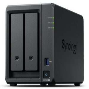 DS 2-BAY PLUS AMD RYZEN R1600 DC 3.1GHZ 4GB DDR4