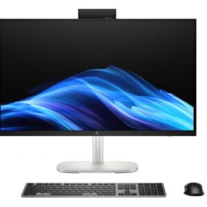 HP E07KKAT All-in-One PC Intel Core Ultra 7 68,6 cm (27") 2560 x 1440 Pixel 24 GB DDR5-SDRAM Windows 11 Pro Wi-Fi 7 (802.11be) AI PC Argento