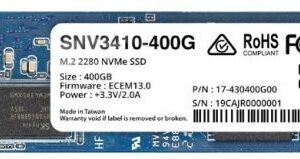 SYNOLOGY SNV3410 SSD M.2 2280 NVME PCIE 3.0 400GB